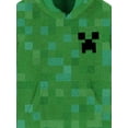 thumbnail image 5 of Minecraft, Boys' & Big Boys' Hooded Woobie, Creeper Face Pop, Sizes 4-18, 5 of 5