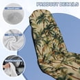 thumbnail image 6 of FUIALDOLG Tropical Palm Tree Car Seat Towel | Headrest Pocket Towel Seat Covers for Cars | Universal Fit & Machine Washable | Portable Car Front Seats Cover After Gym, Yoga, Beach, 6 of 7