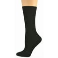thumbnail image 2 of Sierra Socks Bamboo Crew Socks for Women, Soft, Breathable, School Uniform, 3-Pair Pack, 2 of 8