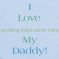 thumbnail image 2 of CafePress - Daddy's Legal Briefs Infant Bodysuit - Baby Light Bodysuit, Size Newborn - 24 Months, 2 of 4