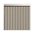 thumbnail image 5 of FASÄDE Rib Decorative Vinyl Backsplash Panel in Brushed Nickel (6X6 Inch Sample), 5 of 6