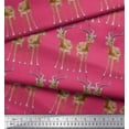 thumbnail image 3 of Soimoi Polyester Crepe Fabric Deer Animal Fabric Prints by Yard 42 Inch Wide, 3 of 3
