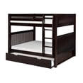thumbnail image 4 of Camaflexi Full over Full Bunk Bed with Twin Trundle - Mission Headboard - Cappuccino Finish, 4 of 4
