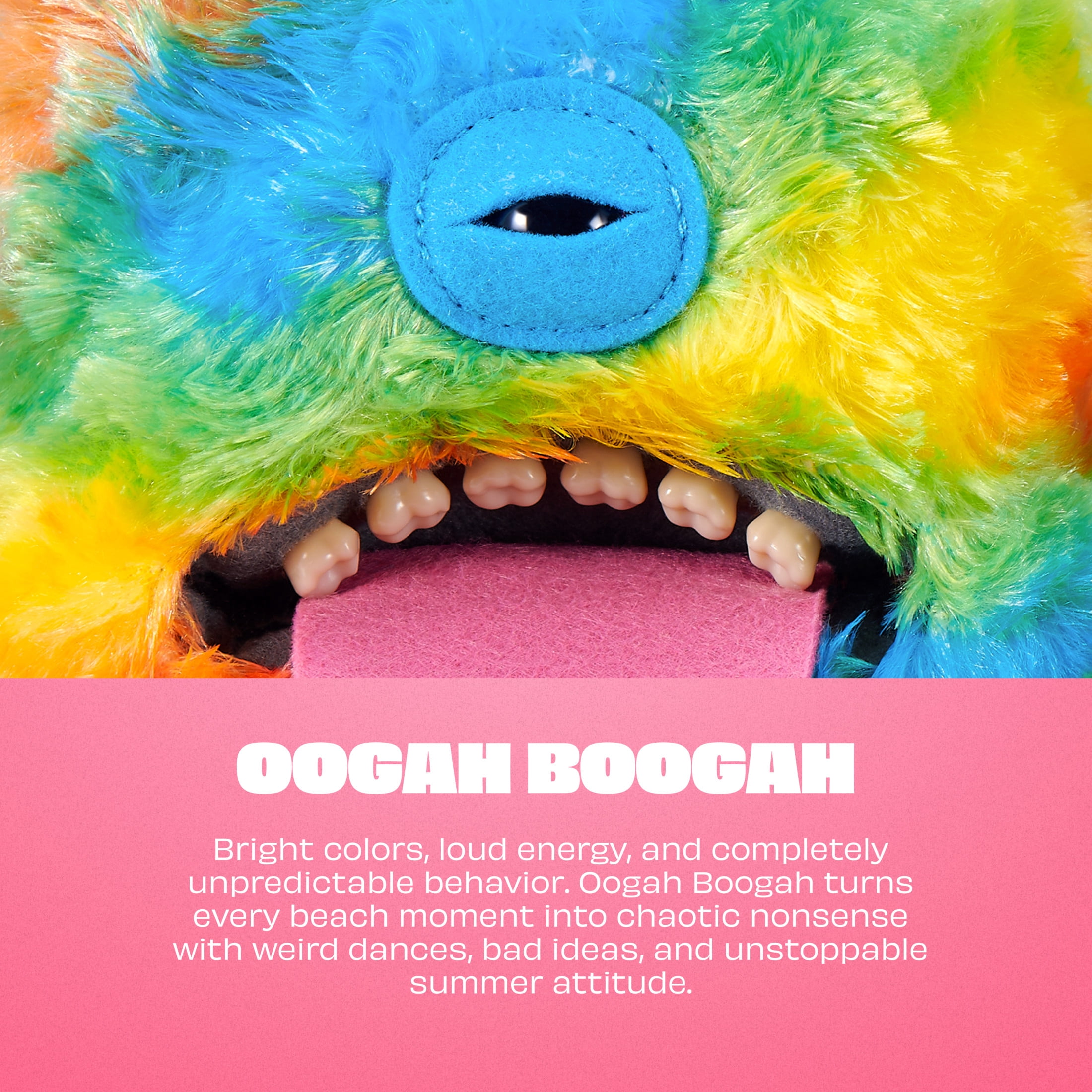 Fuggler Nipple Fuggs 9 Inch Plush Collectible Toy (Oogah Boogah) by ZURU Featuring Funny Ugly Monster Design with Ridiculous Details, Bold Expressions, and Signature Chaos for Fans and Collectors