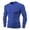 Blue, variant on Gunia Mens Workout Gym Shirts Men Tight Fitting Fitness Sports Training Long Sleeved T Shirt Tees For Running Athletic Sport Tops Men'S Shirts Blue L