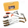 thumbnail image 5 of KNINE OUTDOORS 2022 Hunting Deer Knife Set Yellow Handle Field Dressing Kit Portable Butcher Game Processor Set, 12 Pieces, 5 of 6