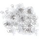 thumbnail image 1 of 150pcs in Sliovers Push Pin Fasteners Place Clear Spiral Ruffle Heads Chair Covers Decoration Skirt with Bed Sofa Couch Plastic Headliner Upholstery and for Car, 1 of 5
