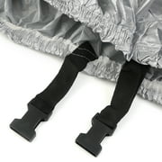 Waterproof Universal Electric Gas Push Pull Golf Car Cart Cover Anti UV,Silver,Size-S