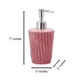 thumbnail image 5 of Fuchsia Dolomite Bathroom Accessories Set - Soap Dispenser, Soap Dish & Tumbler - N/A, 5 of 5
