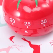 Kitchen Tomato Timer Alarm Clock - Plastic Cooking Timer for Cooking, Baking, and Time Management