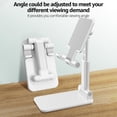 thumbnail image 4 of Adjustable Height Foldable Desktop Stand for Phones & Tablets, PC+ABS+Silicone Material, Anti-Slip Base, 9-13mm Height Range, 12.5KG Max Load, Compact Folded Size 12*6.7*1cm - Black (Model T9), 4 of 6