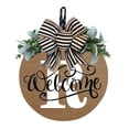 thumbnail image 1 of Xihbxyly Placa para Corona de Puerta Principal, Decoración para Todo El Año, Estilo de Temporada, Señal de Bendición Familiar, Lista para Regalar, Tamaño 30 X 30 Cm, 1 of 1