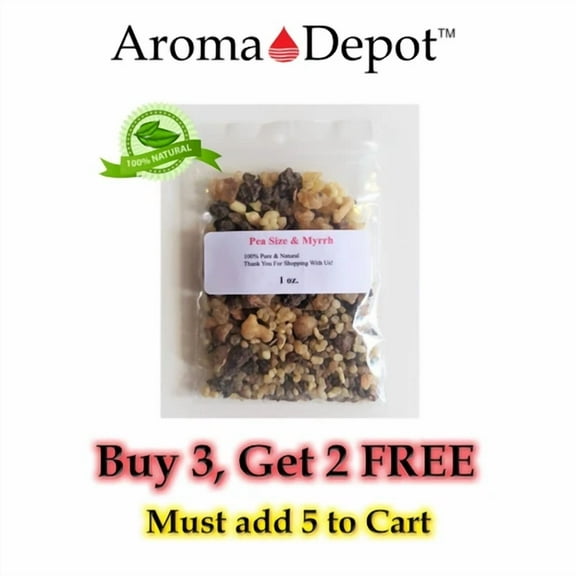 1 Oz. Pea Size Frankincense And Myrrh Resin Incense Rock Granular Mix Shaumerio