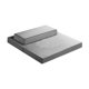 thumbnail image 1 of Meditación Conjunto de cojines de meditación Bordado de almohada multipropósito Elegante Cojín de plegable para sentarse en el piso para el hogar Gris, 1 of 8