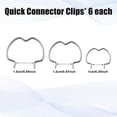thumbnail image 2 of 18pcs 800-801 Quick Connector Retainer Clips, 6-3/8' 6-1/2' 6-5/8', 2 of 5