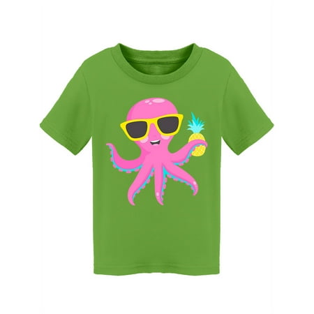 

Pink Octopus With Pineapple T-Shirt Toddler -Image by Shutterstock 2 Toddler