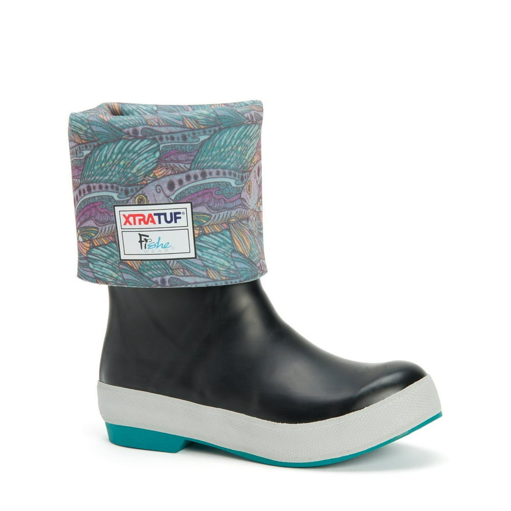Xtratuf Xtratuf 15 In Women's Fishe Wear Legacy Boot Black/Groovy
