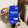thumbnail image 2 of iPhone 13 Case Soft Silicone Puffer Case Shockproof Down Jacket Phone Case-Blue, 2 of 5