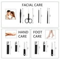 thumbnail image 2 of Manicure Set Nail Clipper Set Men Women 8 in 1 Toe Finger Nail Clipper Personal Care Tools with Portable Travel Case Manicure Pedicure Tools Grooming Kit Gift for Men Women Family Friends Wife, 2 of 8