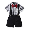 thumbnail image 2 of Sngxgn Baby Boy Clothes Fall Long Sleeve Pullover Tops & Pant Sets Toddler Winter Outfits(Grey,100), 2 of 6