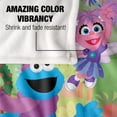 thumbnail image 4 of Sesame Street Furry Friends Forever Elmo Abby Cookie Monster Presents Kids Silky Touch Blanket, 50'x60', 4 of 6
