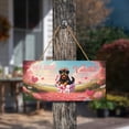 thumbnail image 3 of My Dog Is My Valentine Cute Rottweiler in Gift Box Landscape Wood Sign Rottie Dog Lover Gifts Idea Hanging Wall Home Decor - 3006, 3 of 5