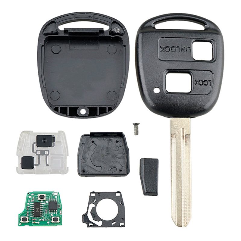 2 OEM Factory For Toyota Logo Remote Head Key Keyless Transmitter Back Rubber BB
