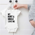 thumbnail image 5 of Auntie Uncle Present Loved Niece Cute Romper Boys or Girls Infant Baby Brisco Brands 12M, 5 of 6