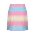 thumbnail image 2 of TaTaai Women's Casual Versatile Ombre Print A-Line Short Skirt Fashion Zipper Comfortable Mini Skirt Soft Lightweight Fabric for Spring Summer Daily and Party Wear Gift, 2 of 5