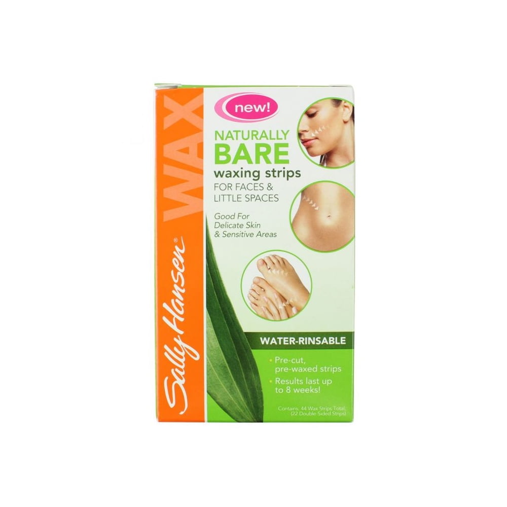 Sally Hansen Naturally Bare Waxing Strips For Face and Little Spaces