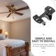thumbnail image 3 of unbranded 1Jgo Bracket De Montaje Para Ventilador De Universal En Color Negro Resistente, 3 of 7