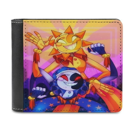Sundrop Moondrop Wallet for Men Bifold Wallets Leather Purse Clutch Card Holders Travel Wallet Thin Money Bag Cash Case Coin Purse