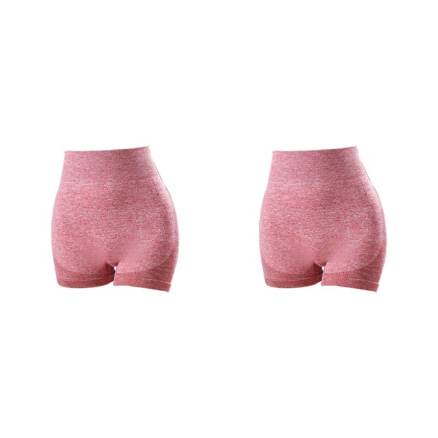 Sonducket Pantalones cortos deportivos Mujer Cintura alta Levantamiento de cadera Entrenamiento sexy Pantalones de yoga Mallas de absorción de Type2 NO2