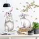 thumbnail image 2 of Cute Bunny and Bird Wall Stickers, sacinora Rabbit Cartoon Animal Wall Decals Removable Vinyl Peel and Stick for Living Room Children's Room Bedroom N, 2 of 4