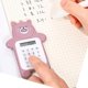 thumbnail image 2 of Cute Bear Style Portable Calculator, 8 Digit Calculator, Mini Cartoon Calculator for Girls, Student Gift, Brown Bear, 2 of 3