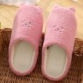 thumbnail image 2 of Women's Fuzzy -on Slippers Soft Comfy Memory Foam Indoor House Shoes, 2 of 7