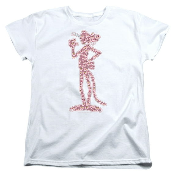 Pink Panther Heads Women's T-Shirt White