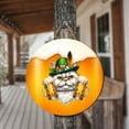 thumbnail image 3 of Best Persian Dad Proud Beer Lover Happy Oktoberfest Round Wood Sign Cat Lover Kitten Owner Gifts Hanging Wall Home Decor - 02016, 3 of 5