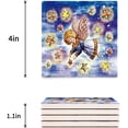 thumbnail image 3 of FMSHPON Little Angel Set of 6 Coaster for Drinks, Absorbent Ceramic Stone Coasters Cup Mat with Cork Base for Home Kitchen Room Coffee Table Bar Decor, 3 of 4