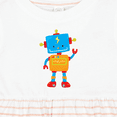thumbnail image 4 of Inktastic Toy Robot Girls Baby Dress, 4 of 5