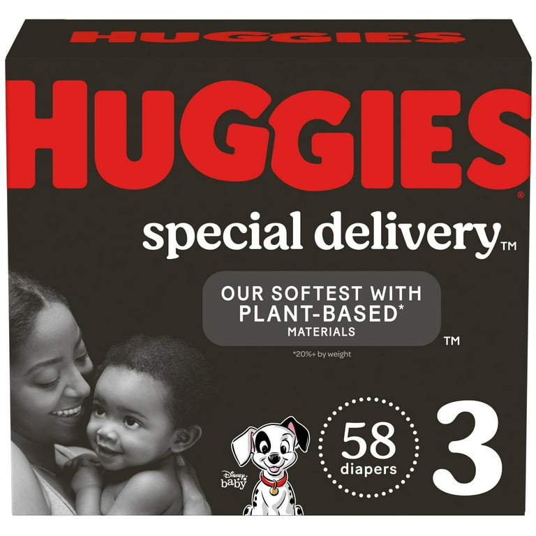 Huggies Special Delivery Diapers, Size 3, 58 Ct (Select for More