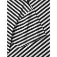 thumbnail image 4 of Ma Croix Mens Casual Hipster Striped Design Short Sleeve T Shirt, 4 of 6