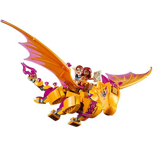 LEGO Elves Fire Dragon's Lava Cave 41175 - Walmart.com