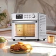 thumbnail image 4 of MOI Horno tostador freidora de aire - Pantalla digital 1500 W Airfryer Encimera de horno de convección, temperatura y controles ajustables, combo de freidora de aire tostadora de acero inoxidable para, 4 of 4