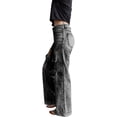 thumbnail image 2 of utcoco Women's Baggy Distressed Ripped Jeans Gray-2, 2 of 3