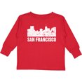 thumbnail image 3 of Inktastic San Francisco Skyline with Grunge Boys or Girls Long Sleeve Toddler T-Shirt, 3 of 5