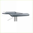thumbnail image 5 of Stools, Modern 360° Swivel Adjustable Height Footrest, Slate Gray Chrome Silver Metal Acrylic for Kitchen Dining | Acrylic | Slate Gray, 5 of 5