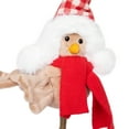 thumbnail image 6 of Right Facing Standing Bird with Scarf and Plaid Hat Christmas Figure - 8.5", 6 of 9