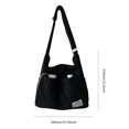 thumbnail image 3 of Bolso bandolera clásico para mujer, informal, suave, versátil, con correa ajustable, bolso hobo de compras, 3 of 8