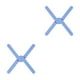 thumbnail image 1 of Inteprter Tapete resistente al calor aislamiento cruzado mantel antideslizante posavasos de cocina plegable mantel de escritorio almohadilla azul Azul 2piezas, 1 of 6